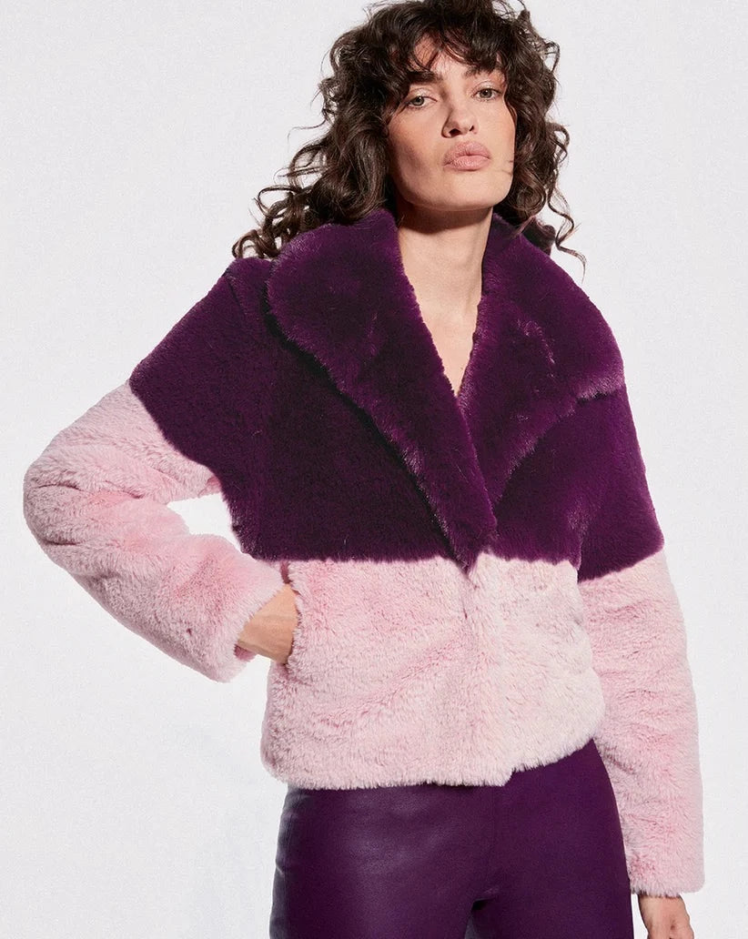 AS by DF Holden Faux Fur Chubby Coat