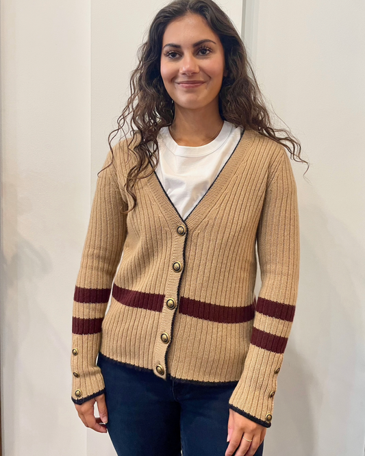 Autumn Cashmere Varsity Cardigan