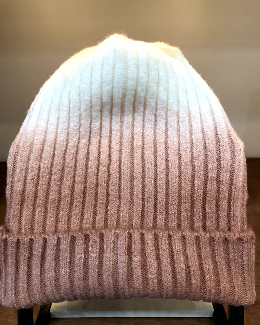 EB617 Blush Ombre Knit Cap