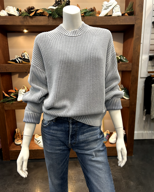 Faherty Sunwashed Fisherman Sweater in Tradewinds