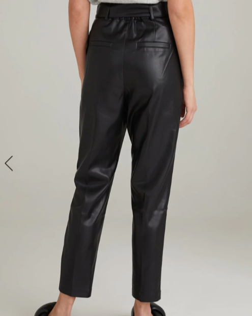 JS71 vegan leather Munich pant