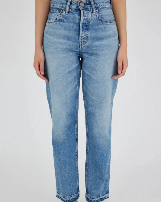 Moussy Waipio Wide Straight Light Blue