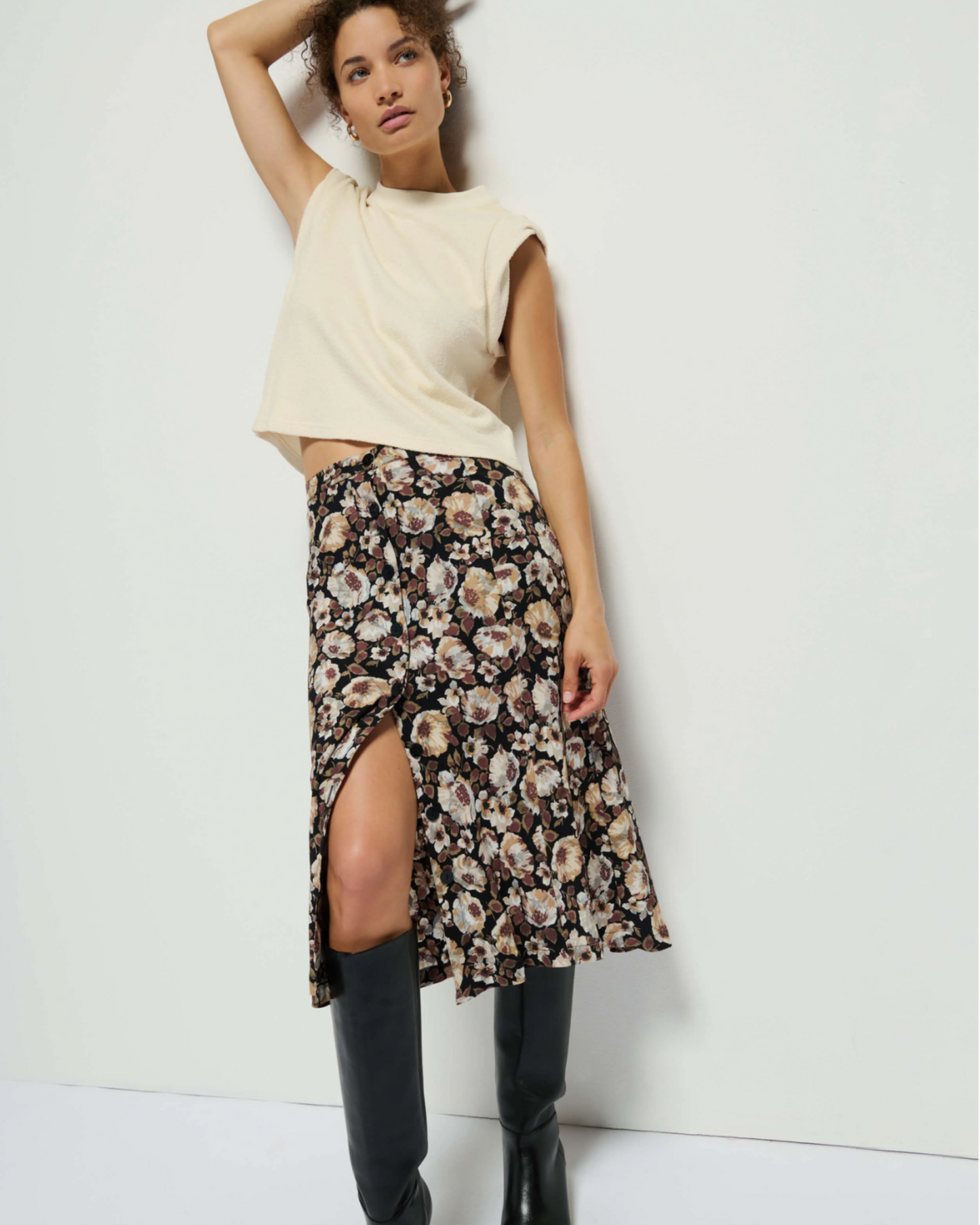 Nation Belinda Button Skirt