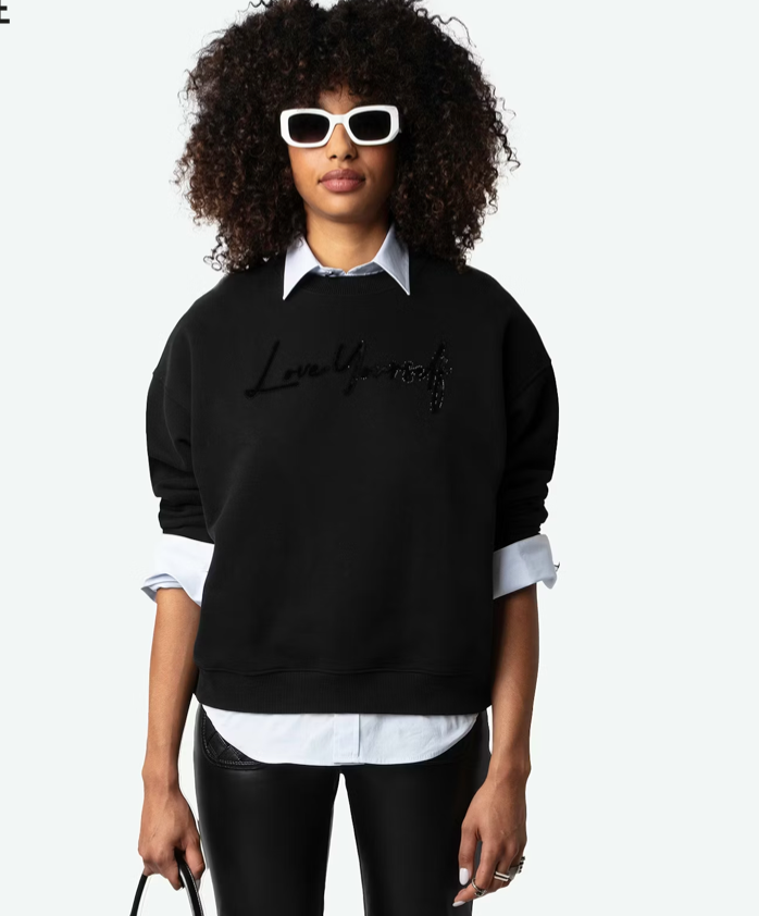 Zadig & Voltaire Oscar Love Yourself Sweatshirt